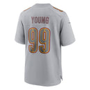 Washington Commanders Chase Young Gray Atmosphere Fashion Game Jersey