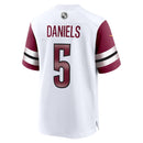 Washington Commanders Jayden Daniels White 2024 NFL Draft First Round Pick Player Game Jersey