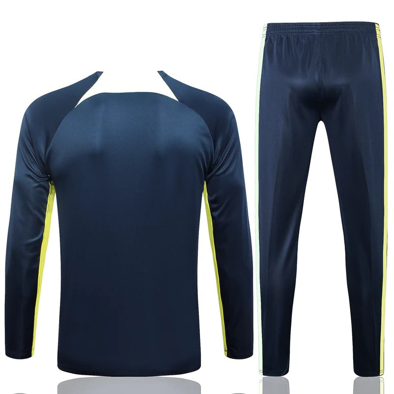 Brazilian National Team Training Set Short Blue Zipper 2023/24
