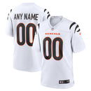 White Cincinnati Bengals Game Custom Jersey