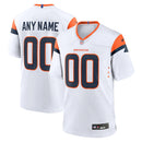 White Denver Broncos Mile High Collection Custom Game Jersey