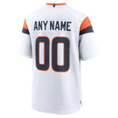 White Denver Broncos Mile High Collection Custom Game Jersey