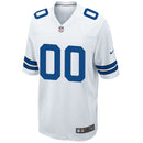 White Dallas Cowboys Custom Game Jersey