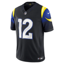 NFL Los Angeles Rams Puka Nacua 12 Rivalries Collection Limited 2025 Black Men's Jersey