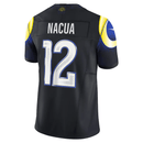 NFL Los Angeles Rams Puka Nacua 12 Rivalries Collection Limited 2025 Black Men's Jersey