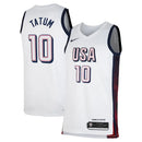 USA Basketball 2024 Nike Swingman Jersey Unisex Jason Tatum 10 White