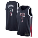 Camisa USA Basketball 2024 Nike Swingman Jersey Unisex Kevin Durant 7 Azul