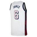 USA Basketball 2024 Nike Swingman Jersey Unisex LeBron James 6 White