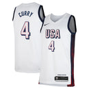 USA Basketball 2024 Nike Swingman Jersey Unisex Stephen Curry 4 White