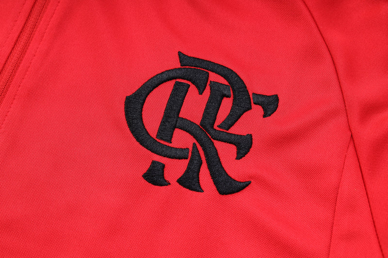 Flamengo Short Zipper Red Training Set 2023/24