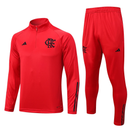 Flamengo Short Zipper Red Training Set 2023/24