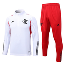 Flamengo Short Zipper White Training Set 2023/24