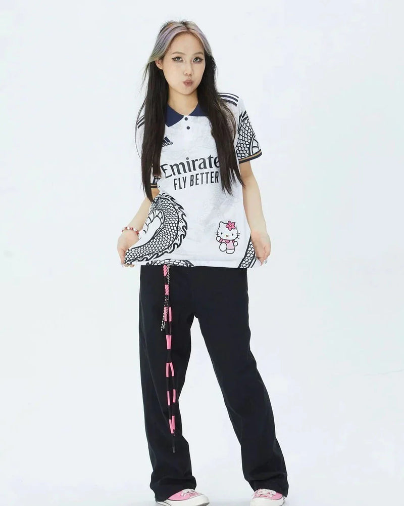 Real Madrid Hello Kitty 24/25 White Shirt - Fan