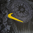 Brazil Player Shirt Black Christ the Redeemer 2024 Unisex