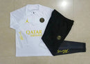PSG White Short Zip Training Set 2023/24