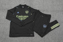 Arsenal Black Zipper Training Set 2023/24