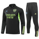 Arsenal Black Zipper Training Set 2023/24