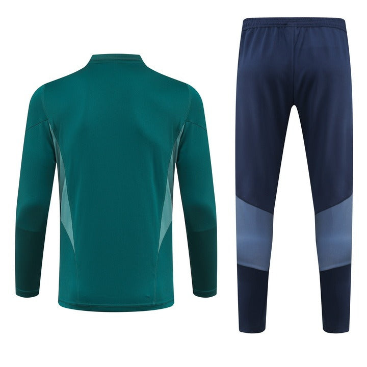 Arsenal Green Zipper Training Set 2023/24