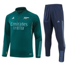Arsenal Green Zipper Training Set 2023/24
