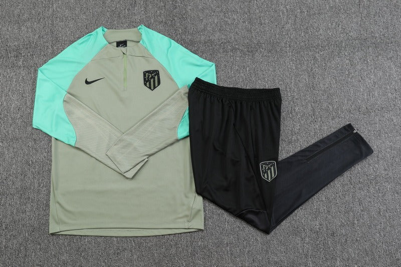 Atlético de Madrid Gray Zip Training Set 2023/24