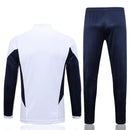 Italy Short Zip White Tracksuit Set 2023/24