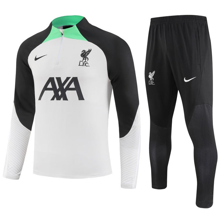 Liverpool 2023/24 White Short Zip Training Set