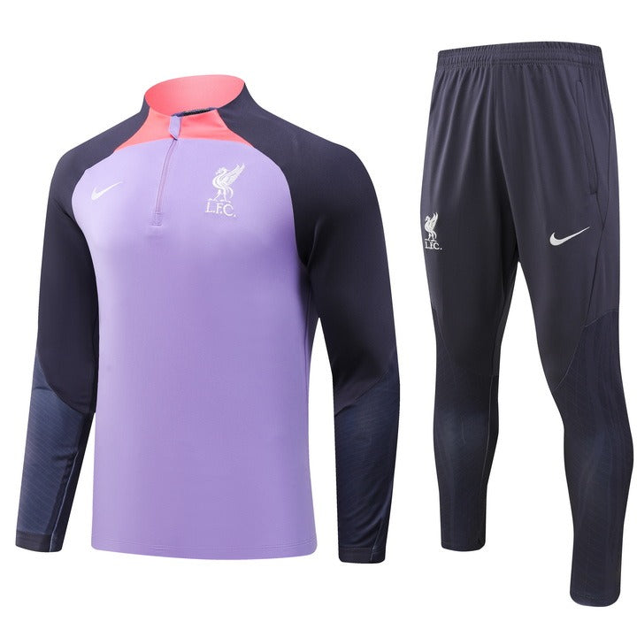 Liverpool Purple Zip Tracksuit 2023/24