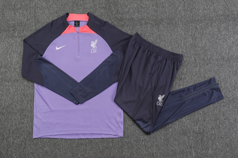Liverpool Purple Zip Tracksuit 2023/24