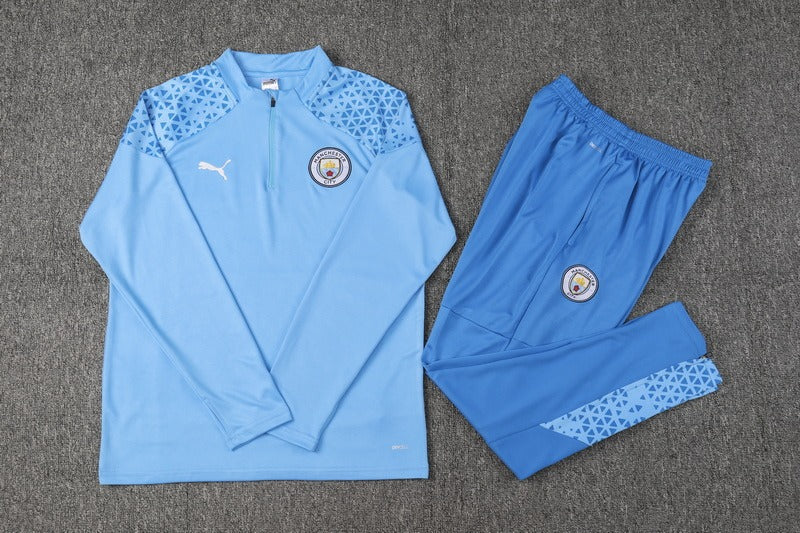 Manchester City Short Zip Training Set 2023/24