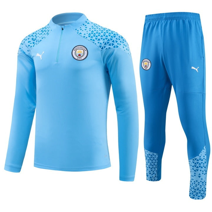 Manchester City Short Zip Training Set 2023/24
