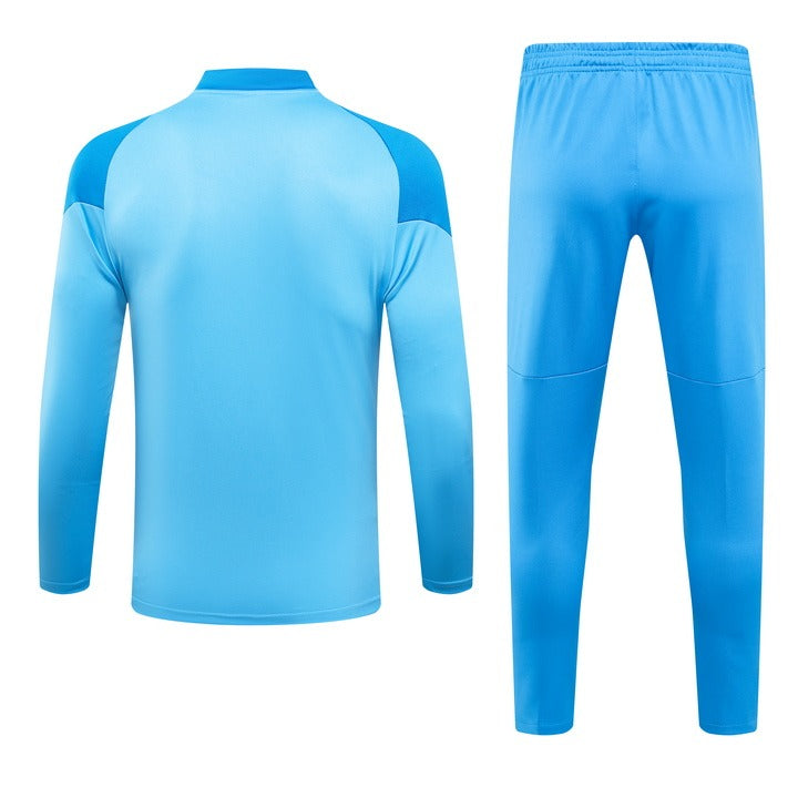 Manchester City 2023/24 Short Zip Blue Training Set