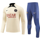 PSG Short Zip Beige Training Set 2023/24