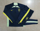 Brazilian National Team Training Set Short Blue Zipper 2023/24