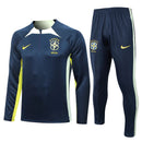 Brazilian National Team Training Set Short Blue Zipper 2023/24