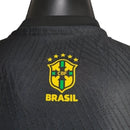 Brazil Player Shirt Black Christ the Redeemer 2024 Unisex