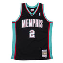 Men's Memphis Grizzlies Jason Williams Mitchell & Ness Black 2001-02 Hardwood Classics Swingman Jersey