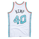 Men's Shawn Kemp All-Star West Mitchell & Ness 1996 White NBA Swingman Hardwood Classics Jersey