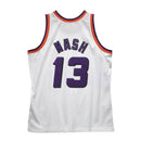 Men's Phoenix Suns Steve Nash Mitchell & Ness White 1996-97 Hardwood Classics Swingman Jersey