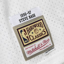 Men's Phoenix Suns Steve Nash Mitchell & Ness White 1996-97 Hardwood Classics Swingman Jersey