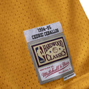 Men's Los Angeles Lakers Cedric Ceballos Mitchell & Ness Gold 1994-95 Hardwood Classics Swingman Jersey