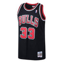 Men's Chicago Bulls Scottie Pippen Mitchell & Ness Black 1997-98 Hardwood Classics Swingman Jersey