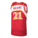 Men's Atlanta Hawks Dominique Wilkins Mitchell & Ness Red 1986-87 Hardwood Classics Swingman Jersey