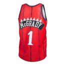 Men's Toronto Raptors Tracy McGrady Mitchell & Ness Red 1998-99 Hardwood Classics Reload 2.0 Swingman Jersey