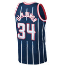 Men's Houston Rockets Hakeem Olajuwon Mitchell & Ness Navy 1996-97 Hardwood Classics Swingman Jersey