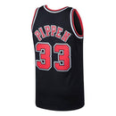 Men's Chicago Bulls Scottie Pippen Mitchell & Ness Black 1997-98 Hardwood Classics Swingman Jersey