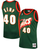 Men's Shawn Kemp Seattle Supersonics Mitchell & Ness 1996-96 Green NBA Swingman Hardwood Classics Jersey