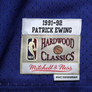 Men's New York Knicks Patrick Ewing Mitchell & Ness Blue 1991-92 Hardwood Classics Swingman Jersey