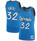 Men’s Shaquille O’Neal Orlando Magic 1994-95 Blue Swingman Replica Jersey By Mitchell & Ness